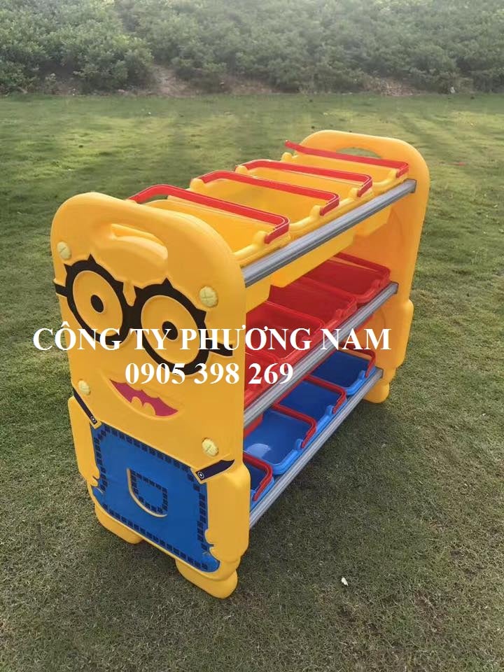 KỆ NHỰA MINION CHO BÉ