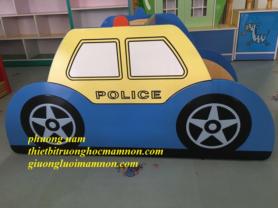 KỆ XE Ô TÔ BẰNG GỖ CHO BÉ