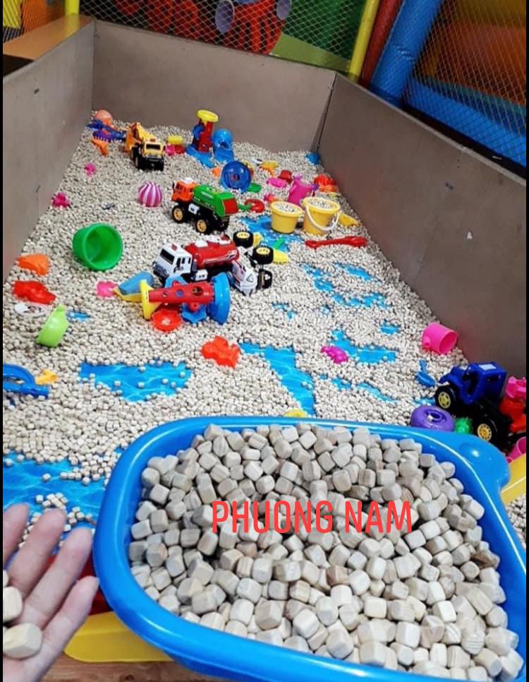 HẠT GỖ CHO KHU VUI CHƠI