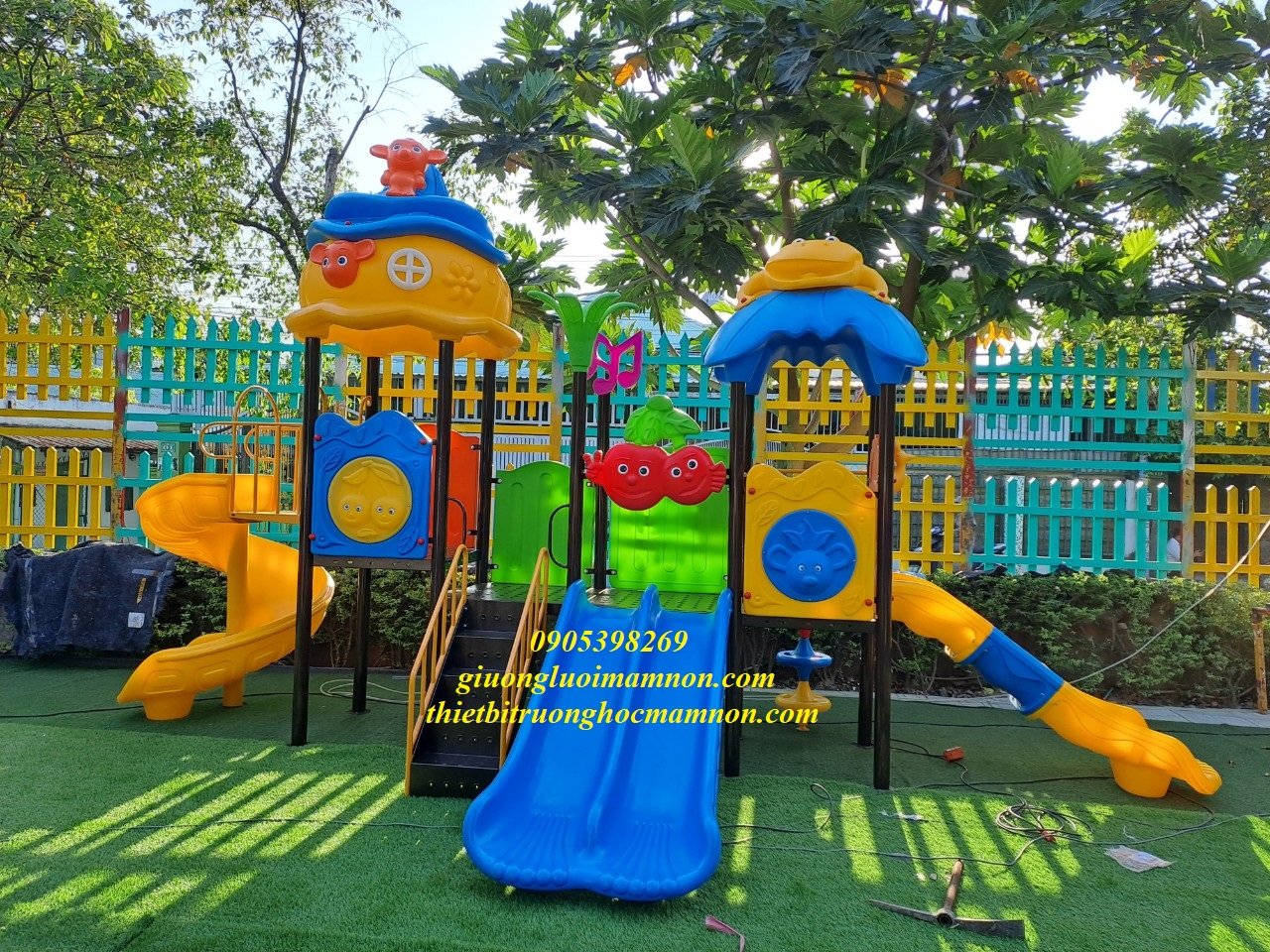 LIÊN HOÀN CẦU TRƯỢT MẦM NON NGOÀI TRỜI NHẬP KHẨU