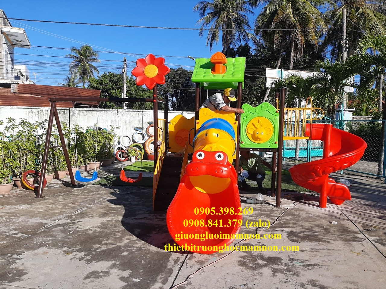 BỘ VẬN ĐỘNG CẦU TRƯỢT NGOÀI TRỜI ĐA NĂNG