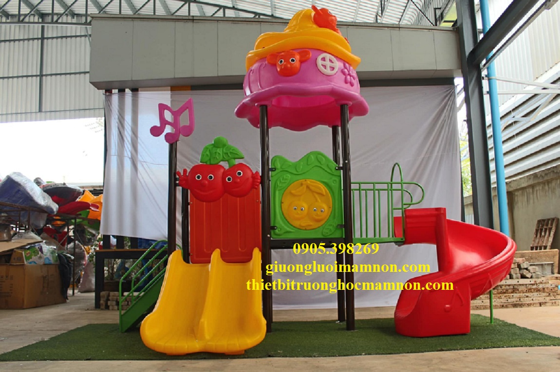 CẦU TRƯỢT LIÊN HOÀN MẦM NON MÁI GẤU