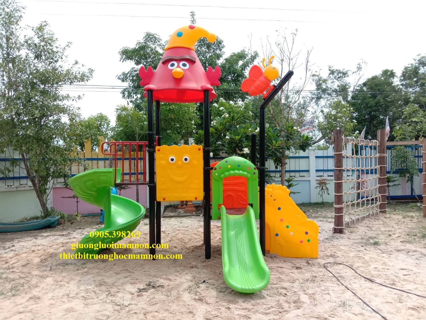 CẦU TRƯỢT MẦM NON NHẬP KHẨU GIÁ RẺ