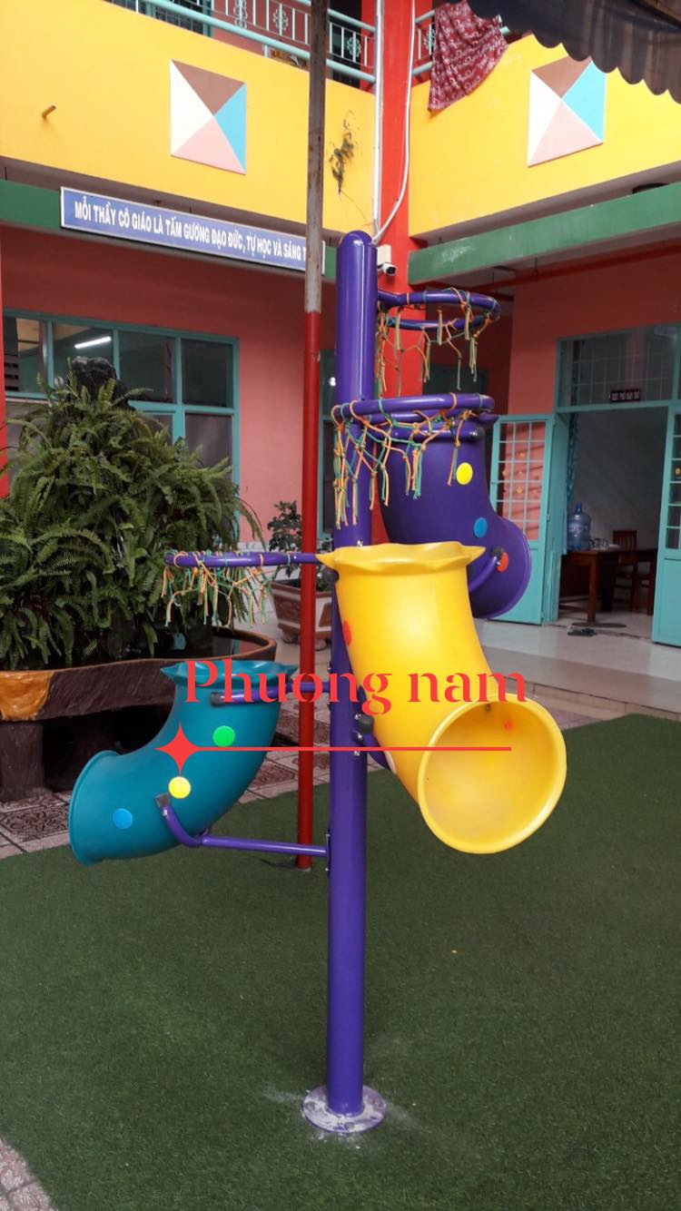 CỘT NÉM BÓNG 3 RỔ CHO TRƯỜNG MẦM NON