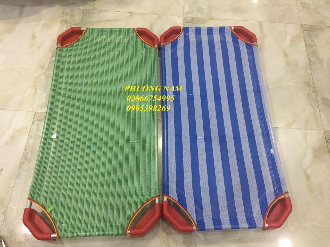 GIƯỜNG LƯỚI MẦM NON CHÂN ĐỎ